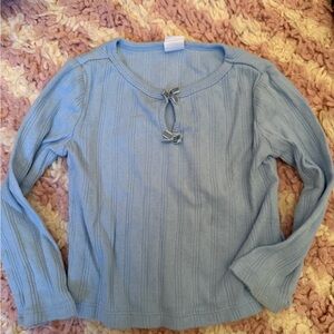 GAP Light Blue Long Sleeve Knit Tee